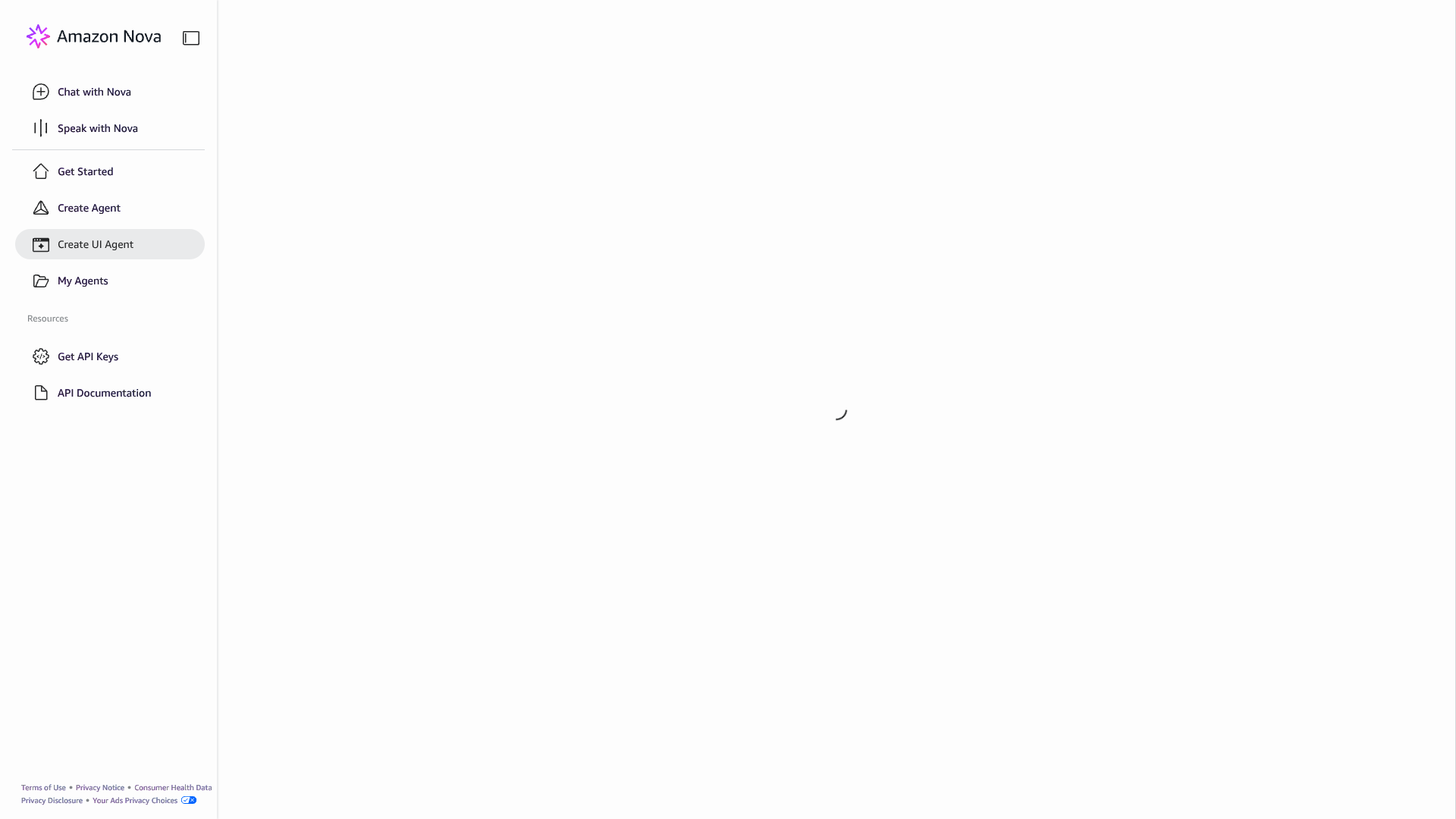 Nova Act by Amazon screenshot