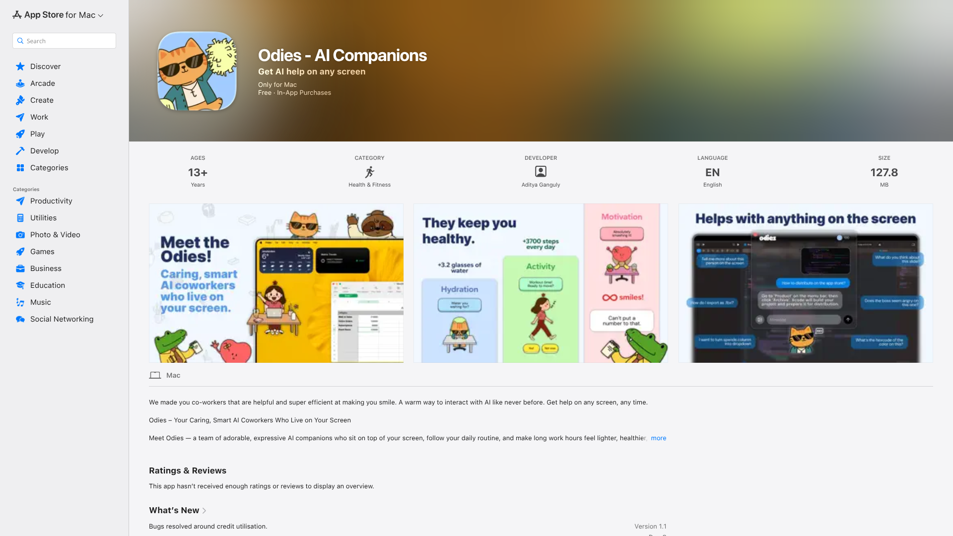 Odies AI Coworkers screenshot