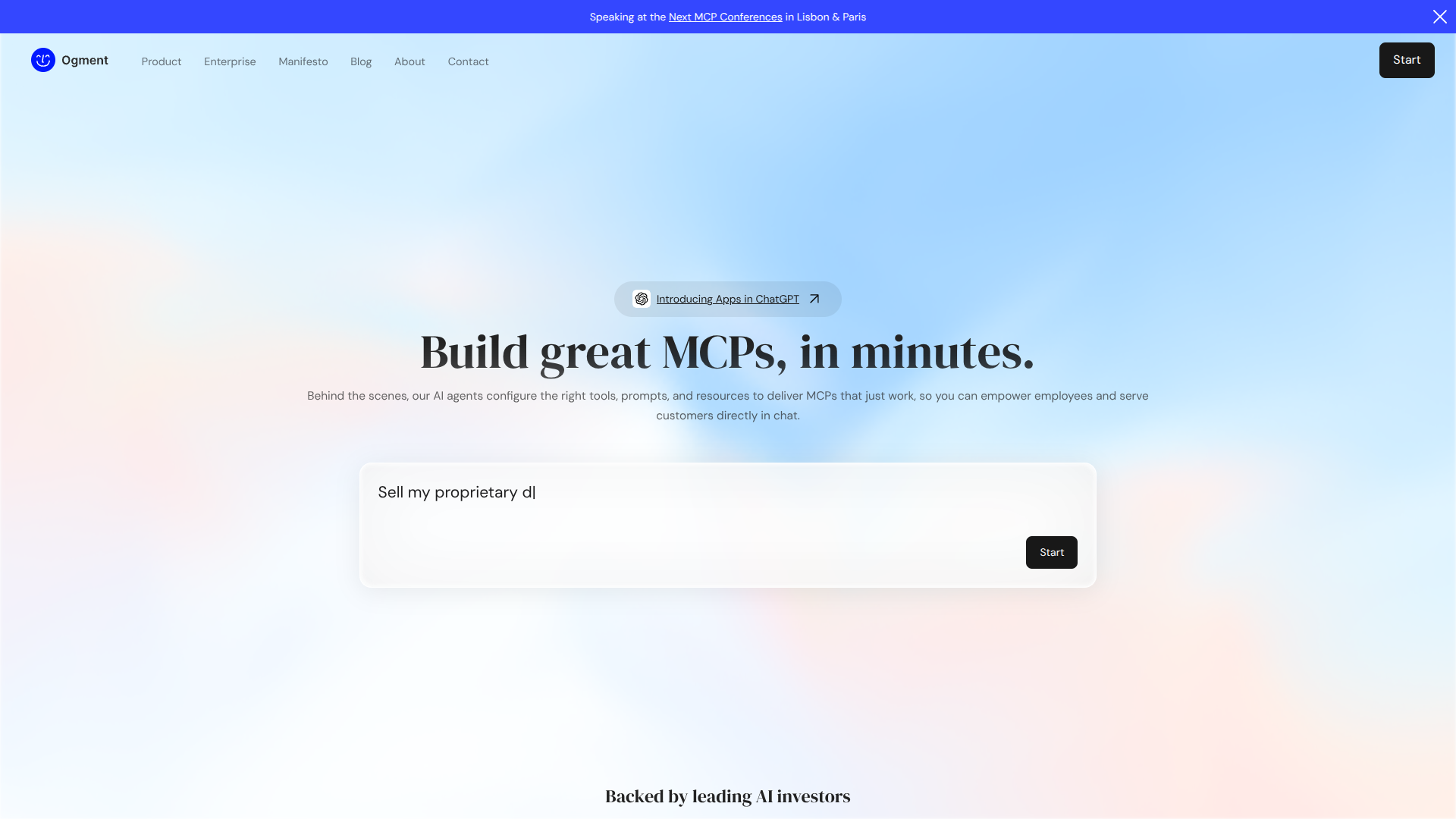 Ogment MCP-Builder logo