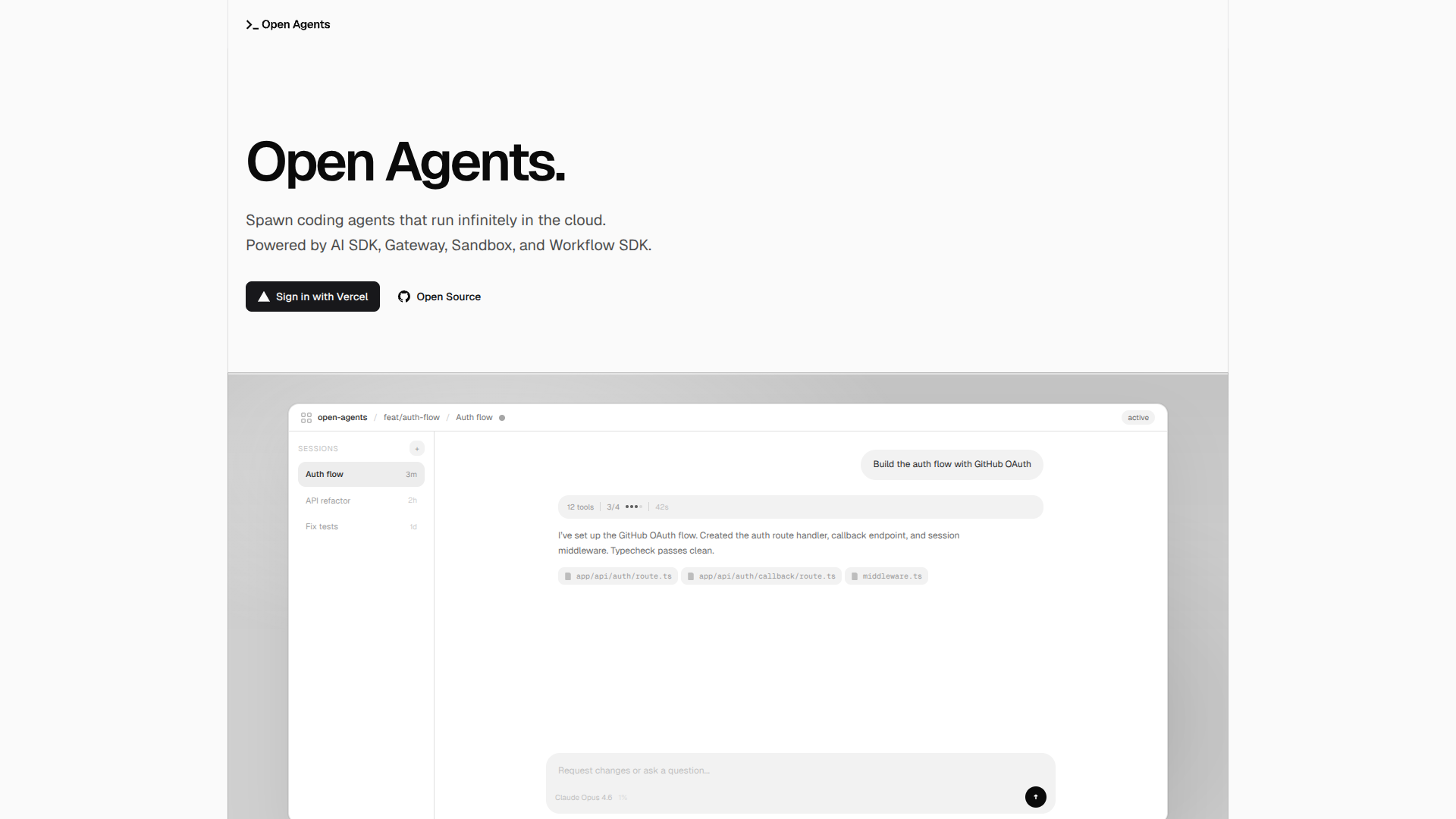 Open Agents