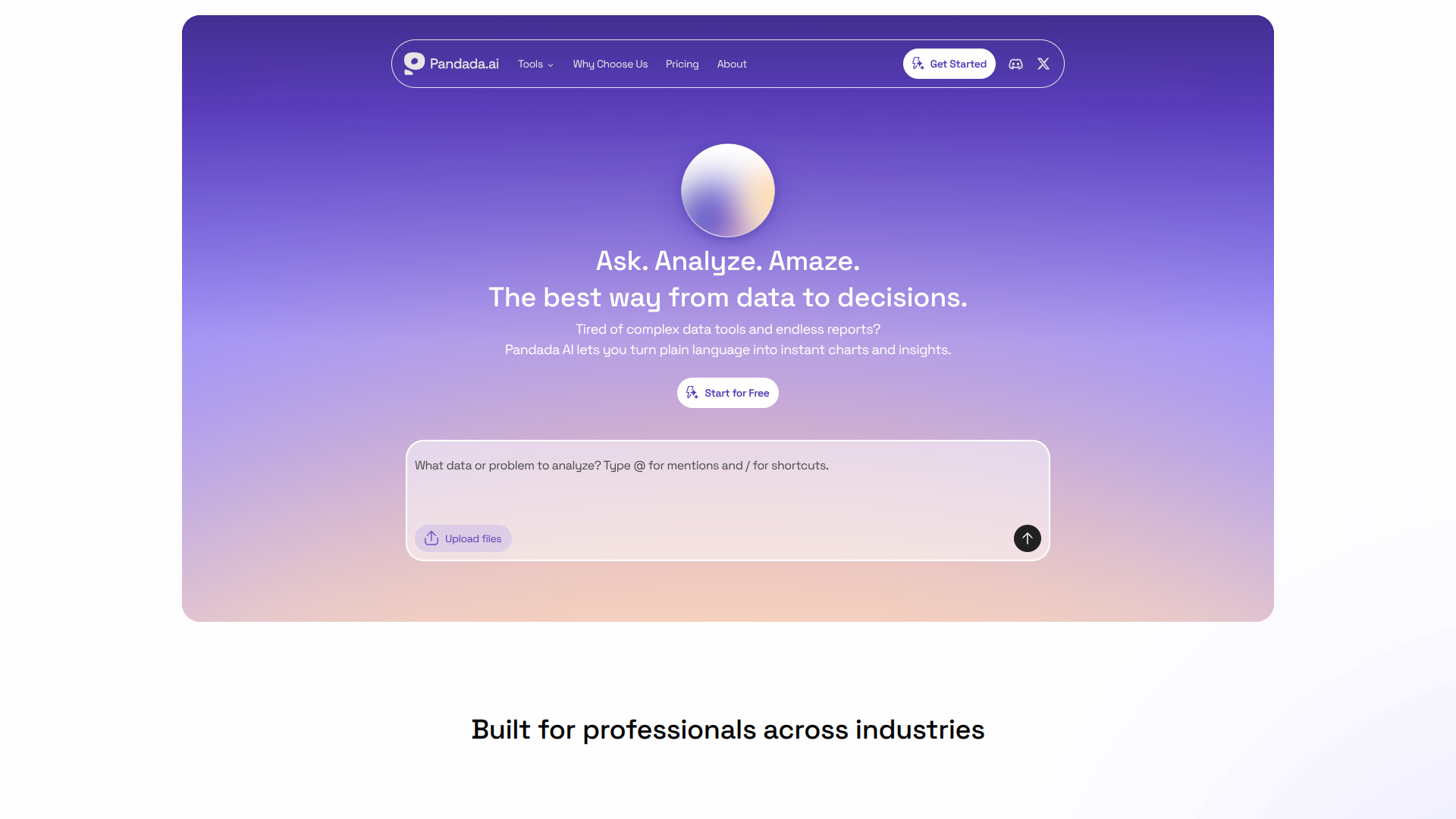 Pandada AI screenshot