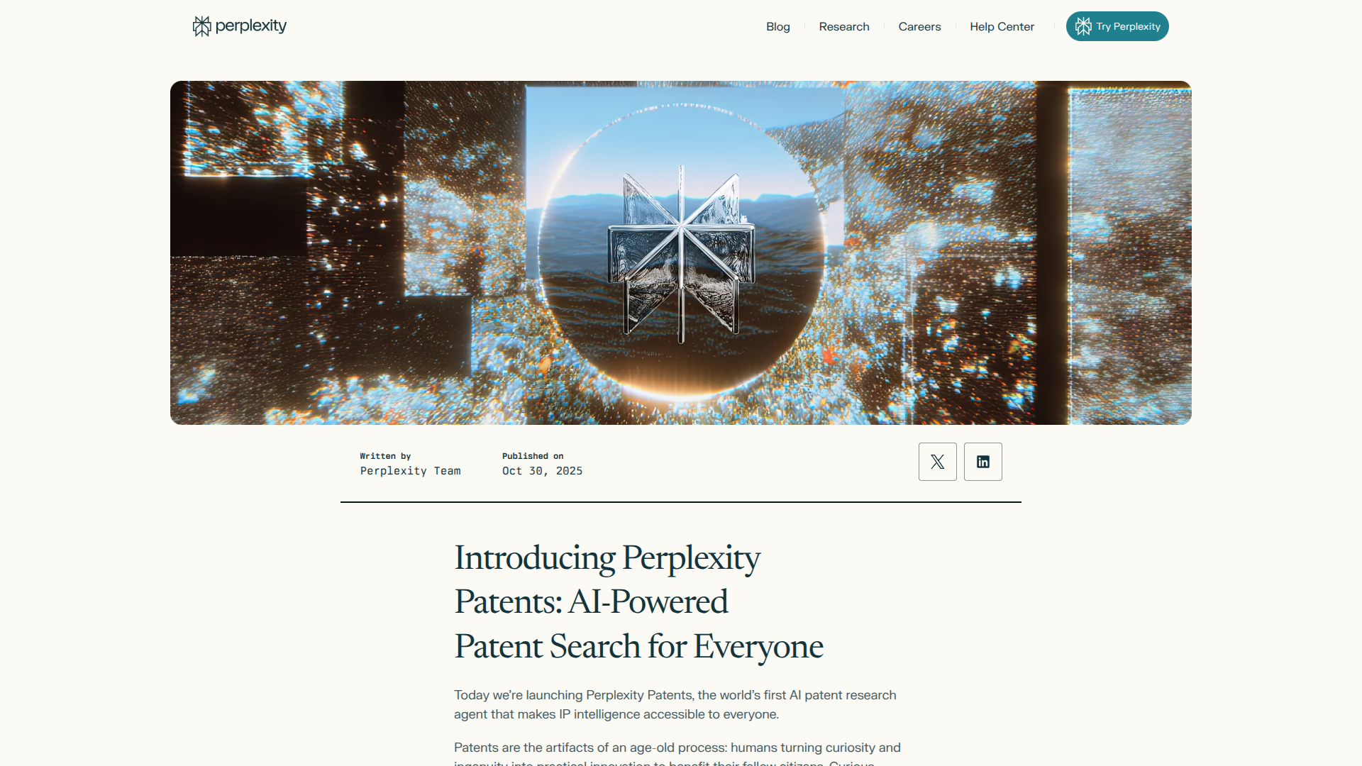 Perplexity Patents logo