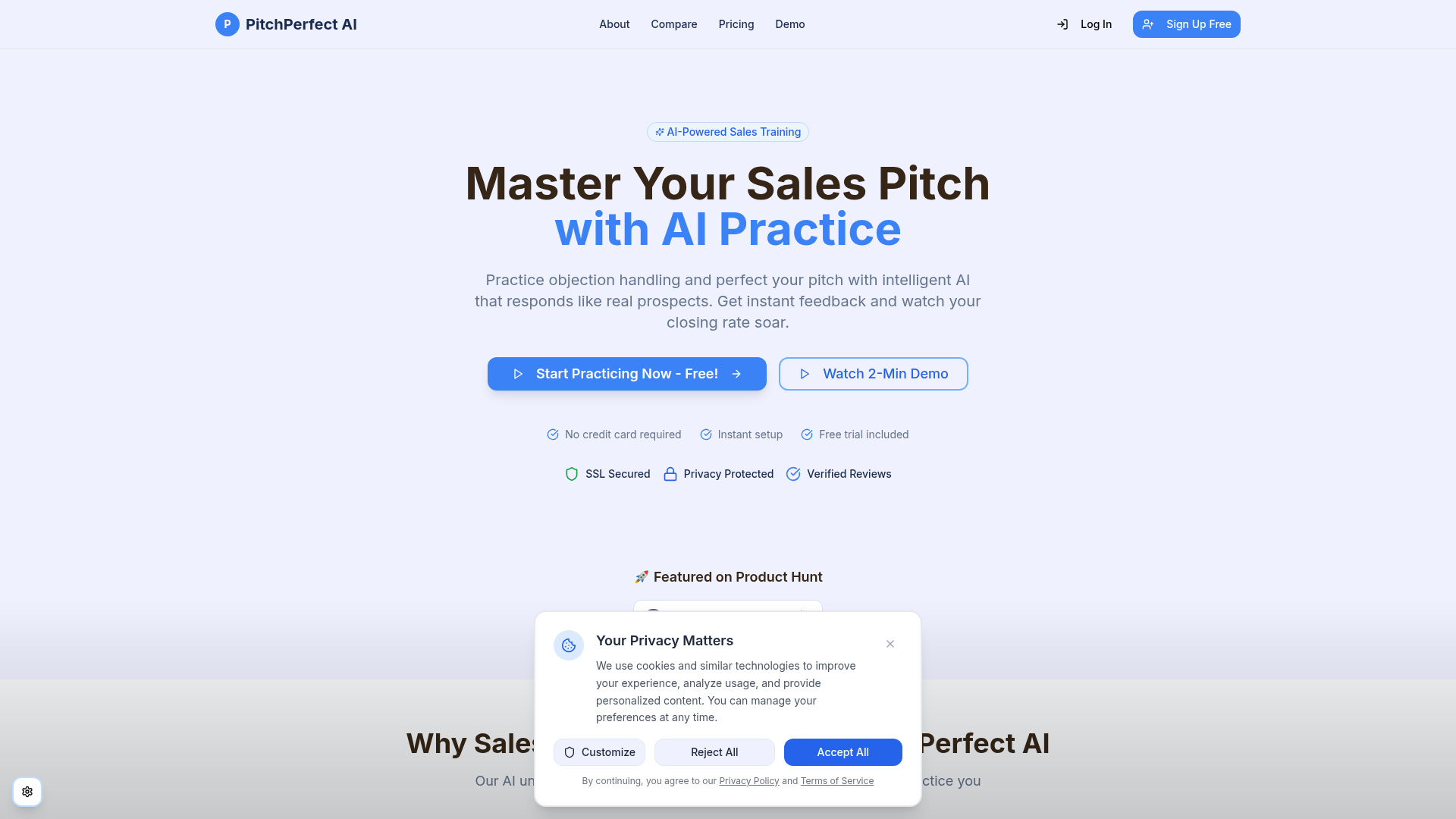 PitchPerfect AI logo