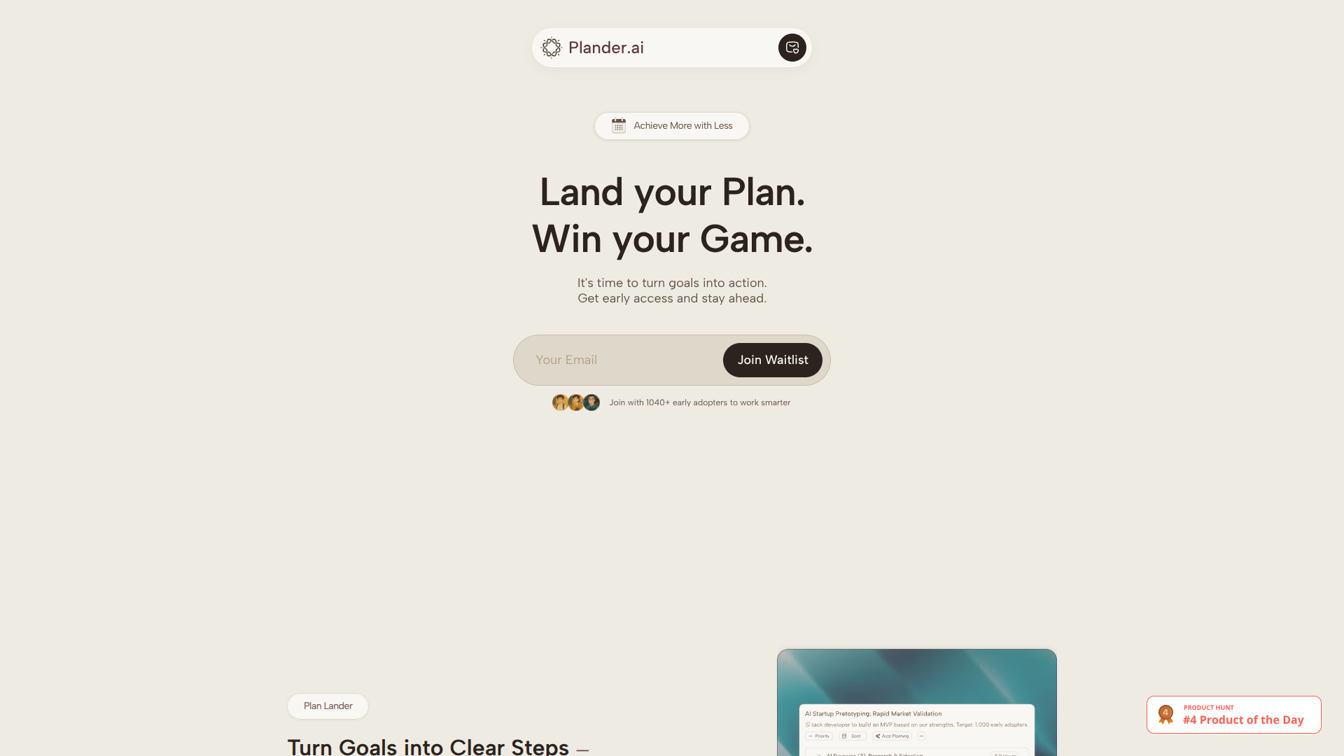 Plander.ai screenshot