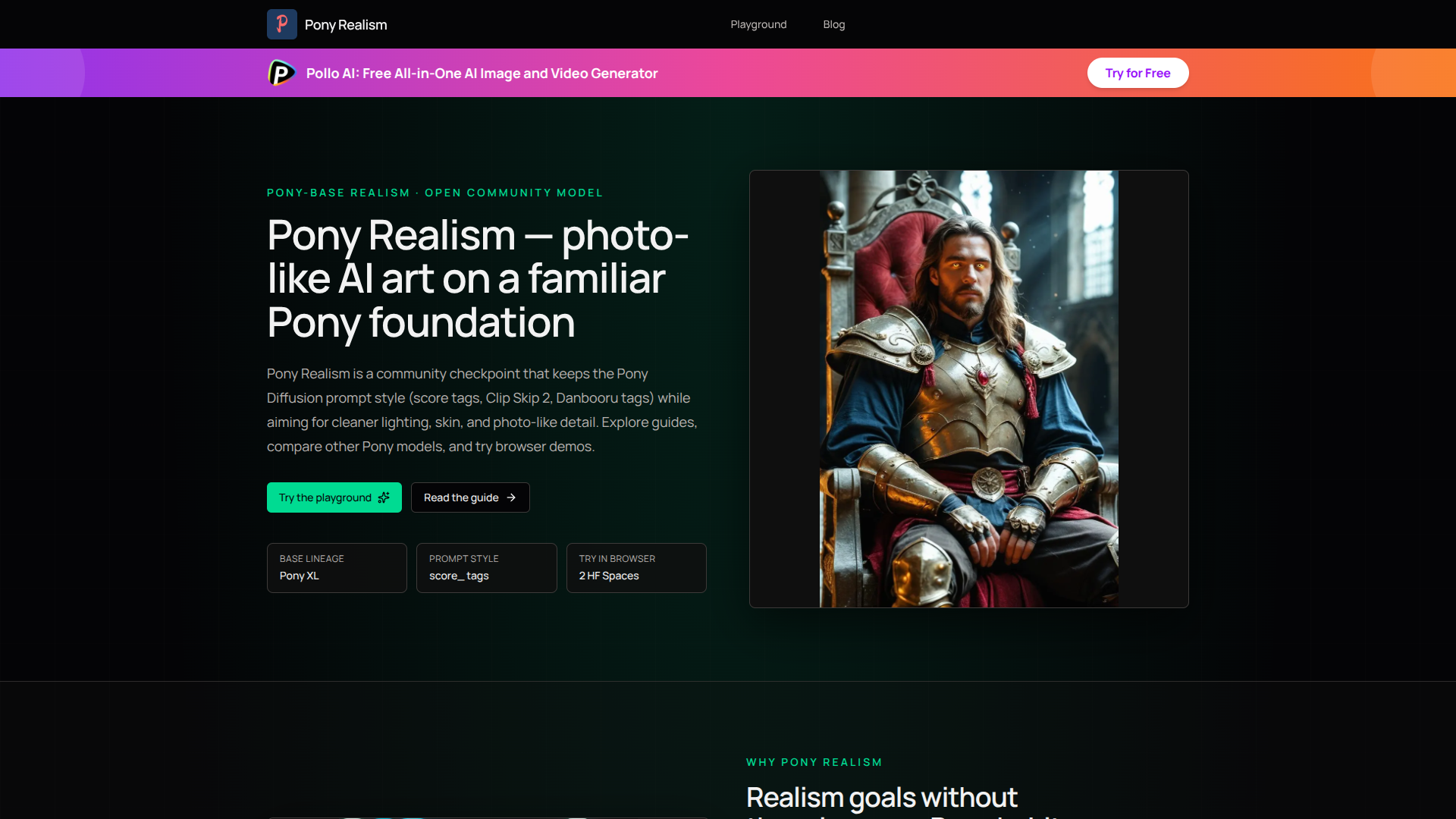 Pony Realism logo