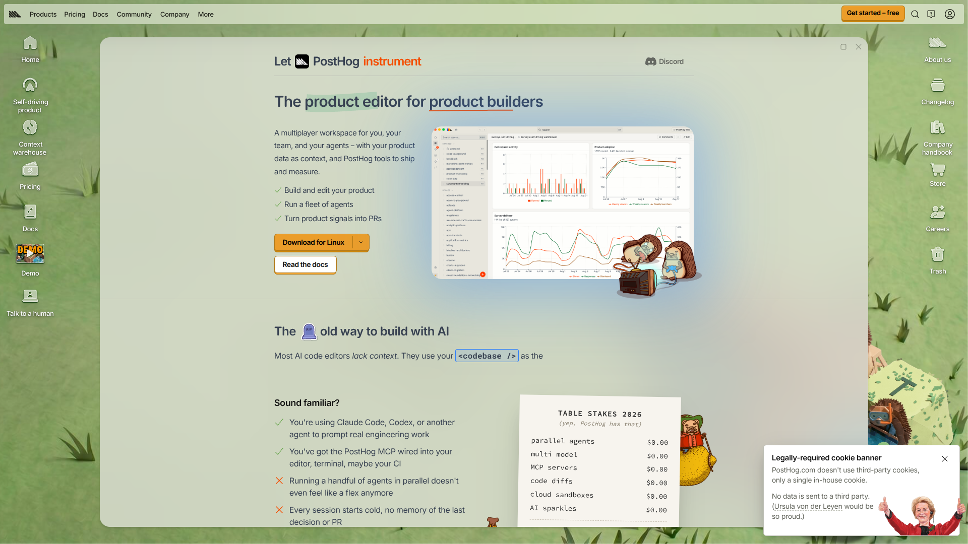 PostHog Desktop