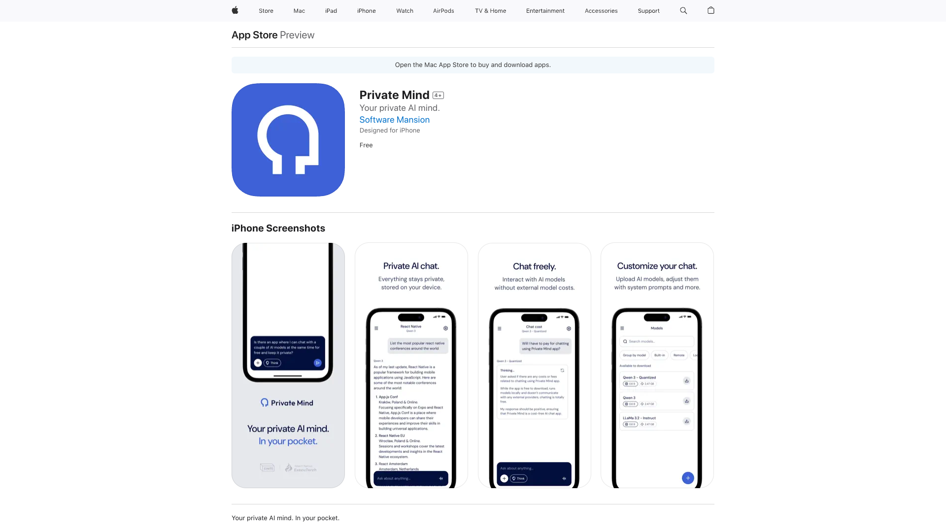 Private Mind screenshot