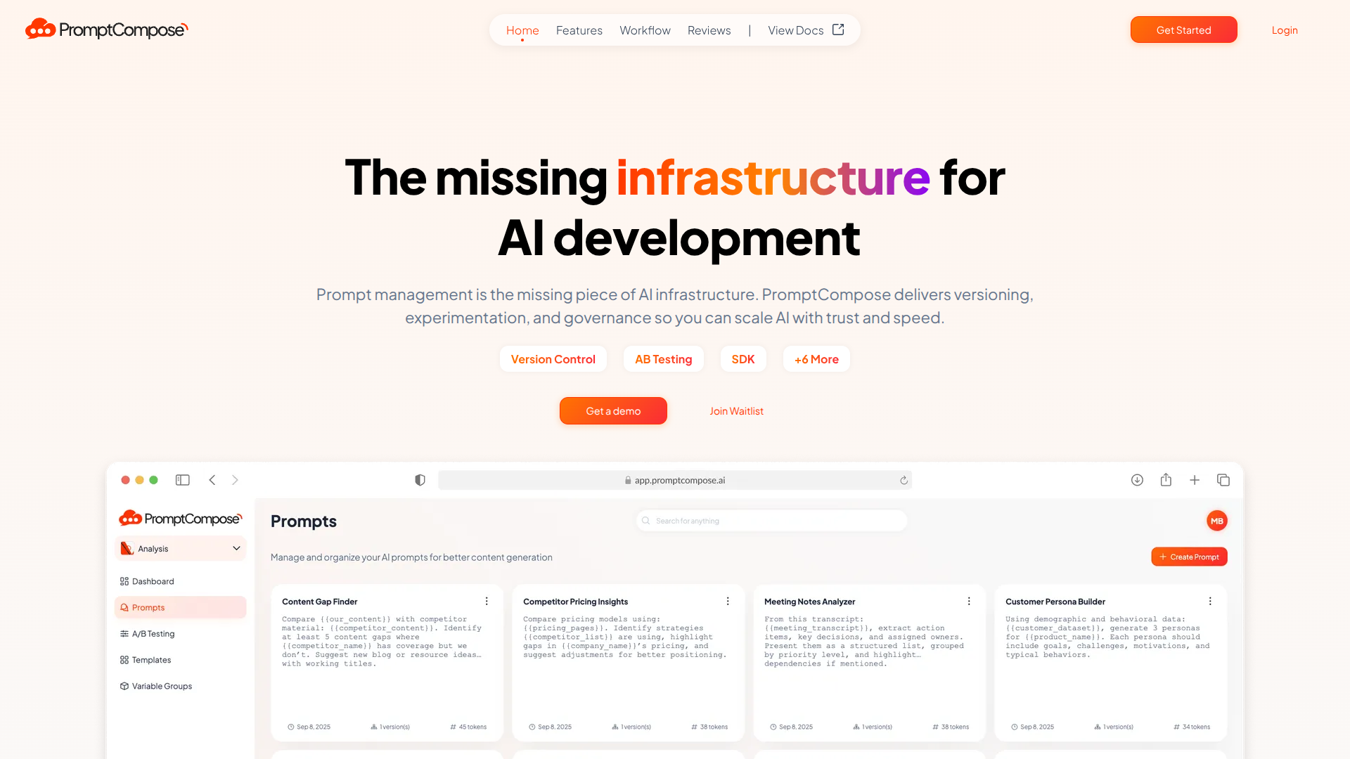 PromptCompose screenshot