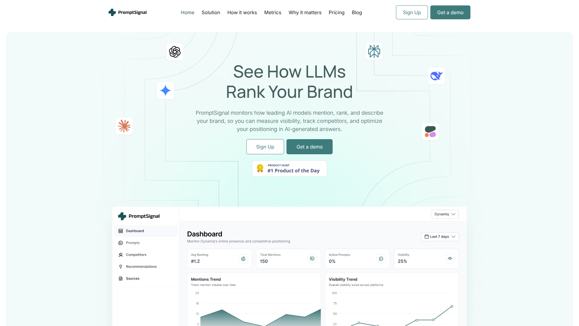 PromptSignal screenshot