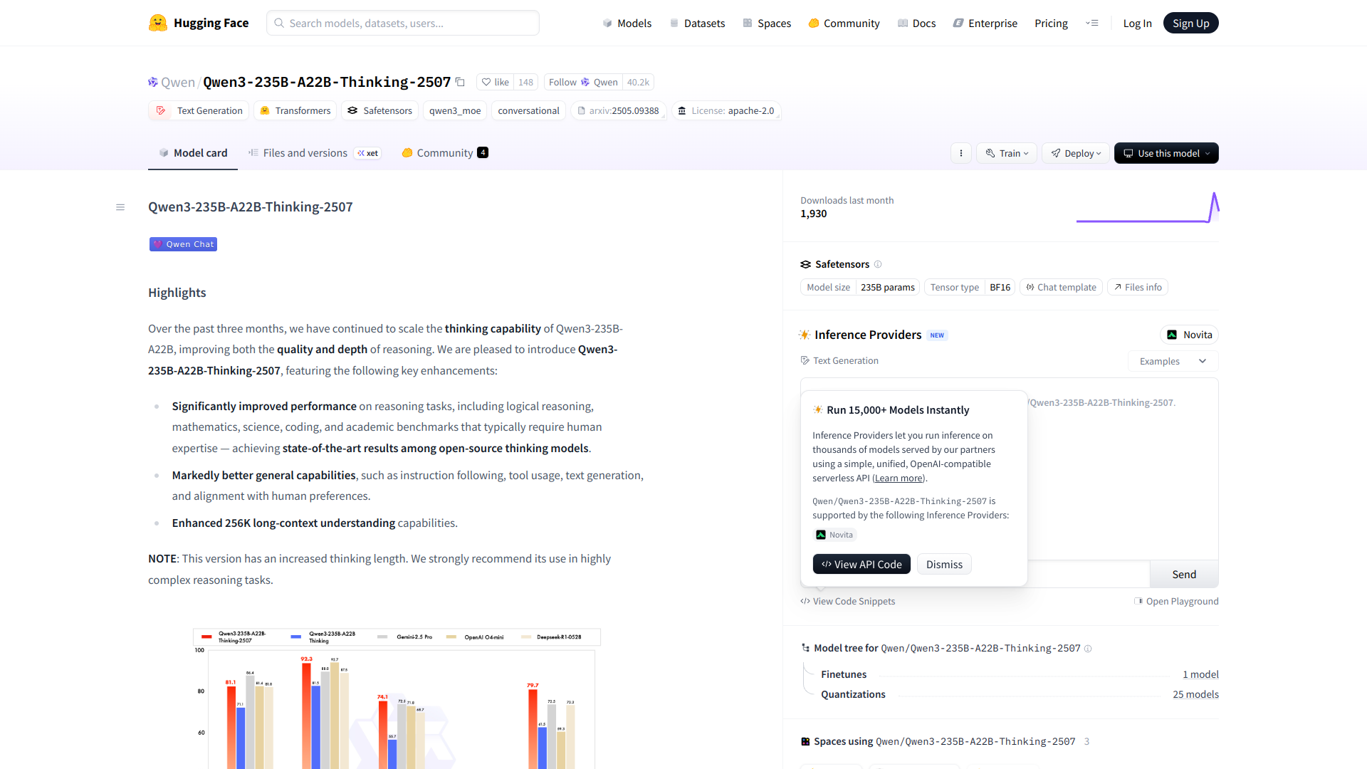Qwen3-235B-A22B-Thinking-2507 screenshot