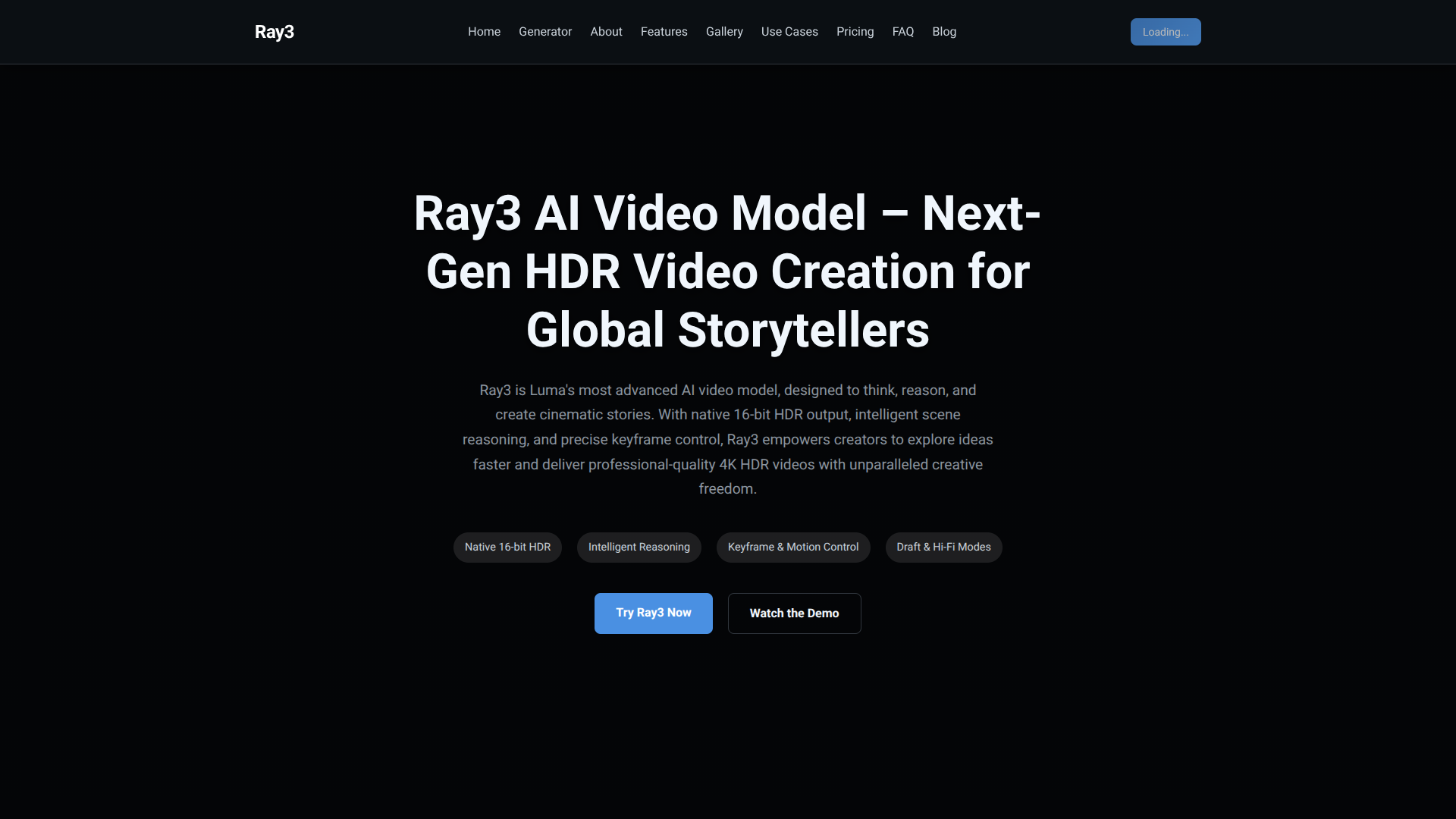 Ray3 AI logo