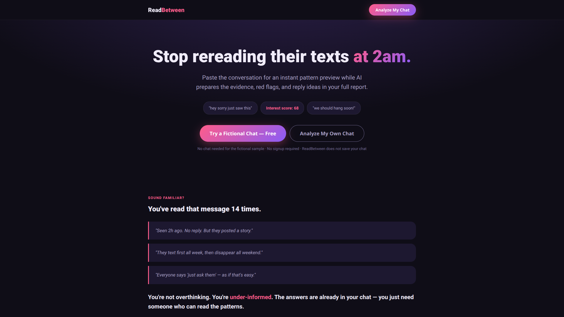 ReadBetween