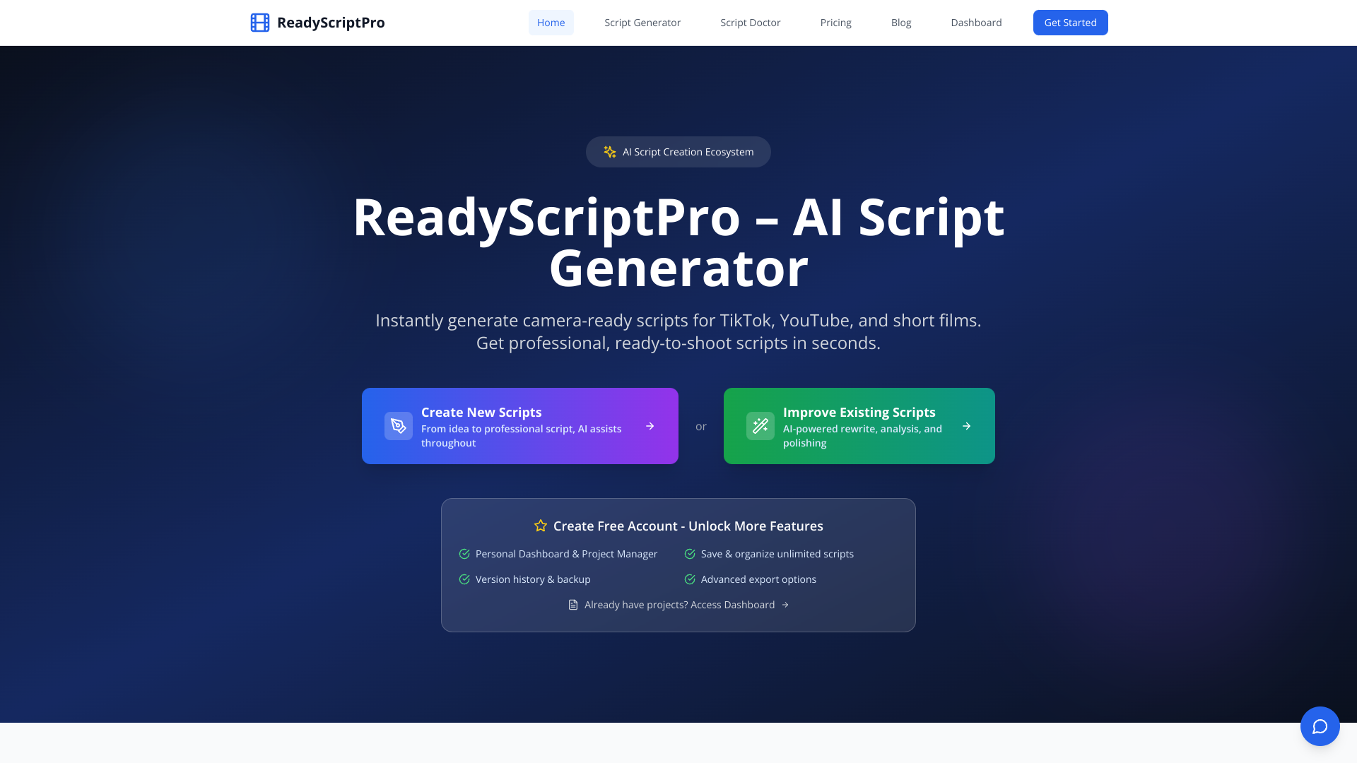 ReadyScriptPro screenshot