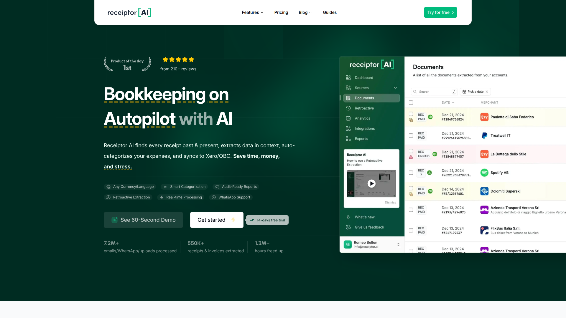 Receiptor AI 2.0 logo