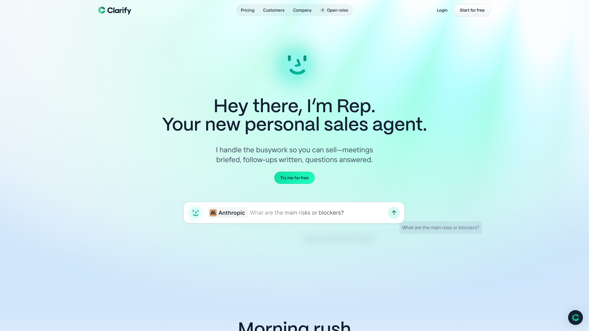 Rep by Clarify screenshot