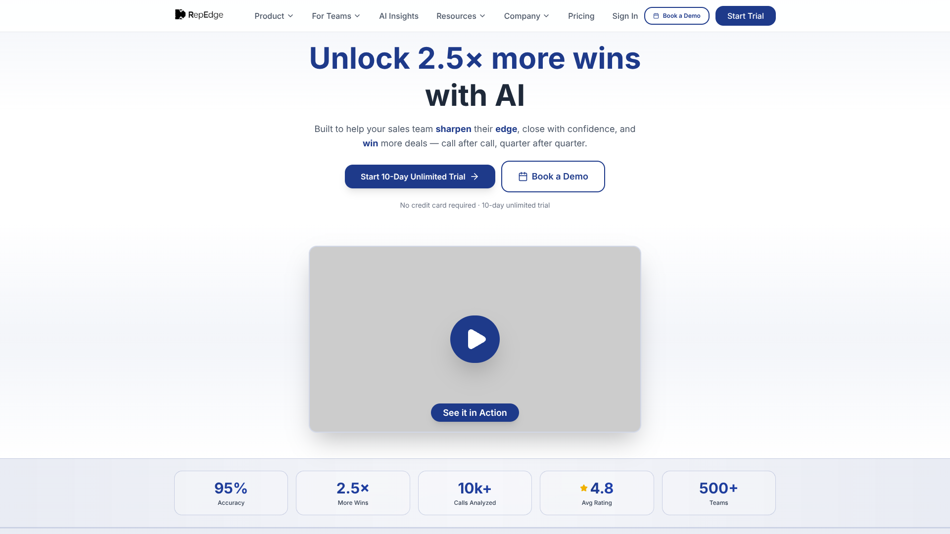 RepEdge.ai screenshot