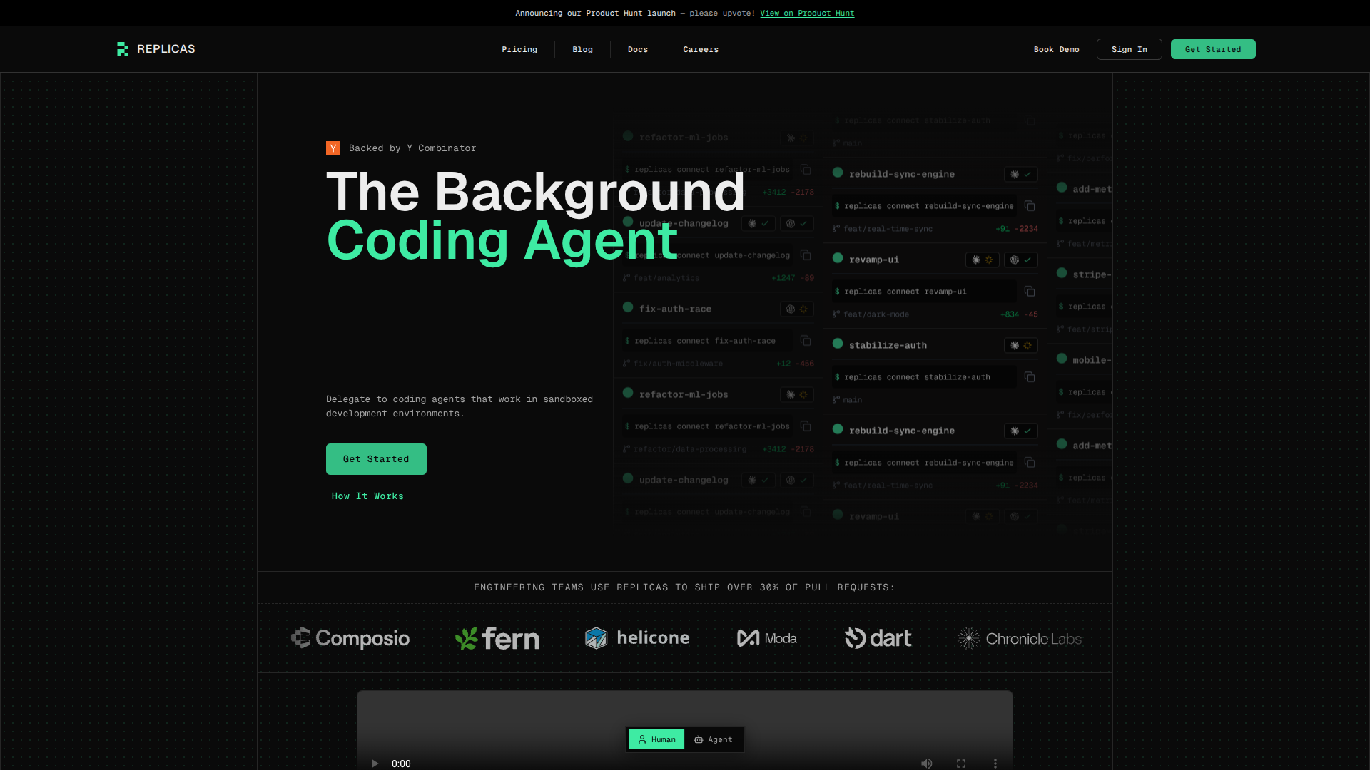 Replicas logo