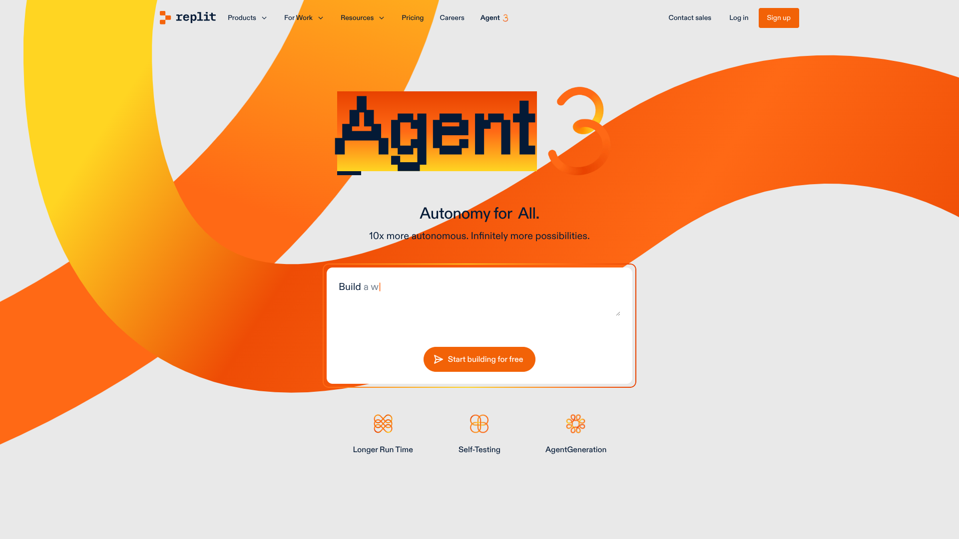 Replit Agent 3 screenshot