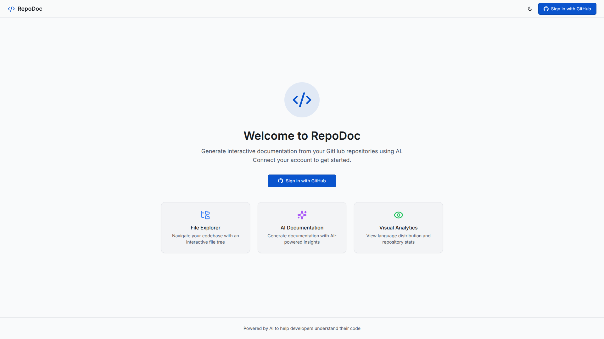 RepoDoc screenshot