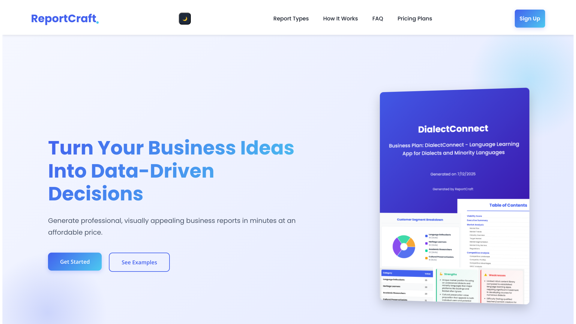 ReportCraft screenshot