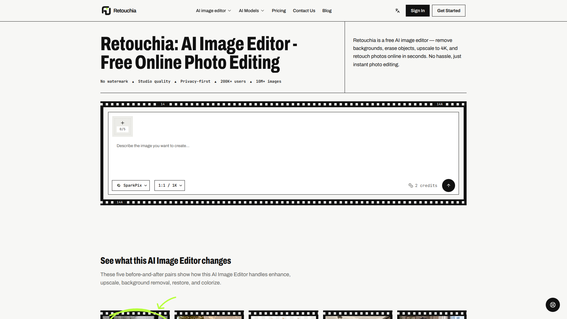 Retouchia logo