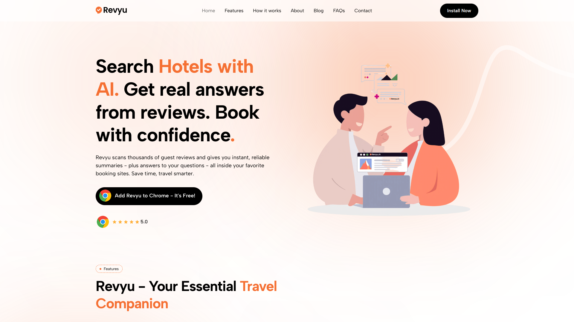 Revyu.AI - Smart Hotel Booking logo