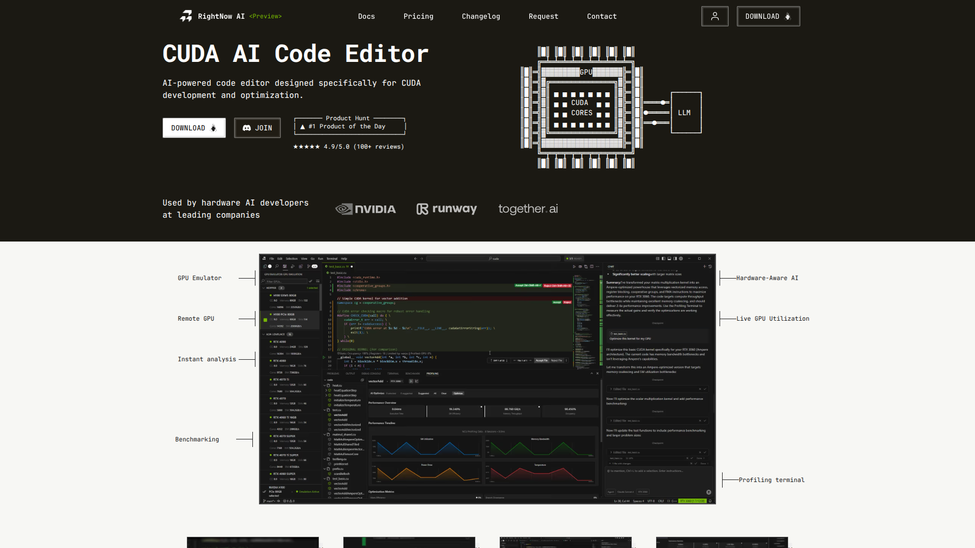 RightNow AI screenshot