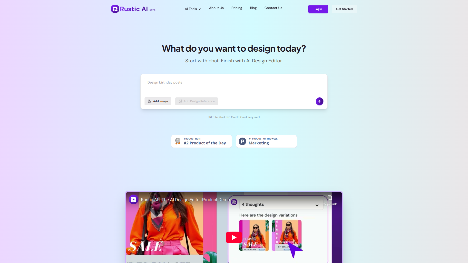 Rustic AI screenshot