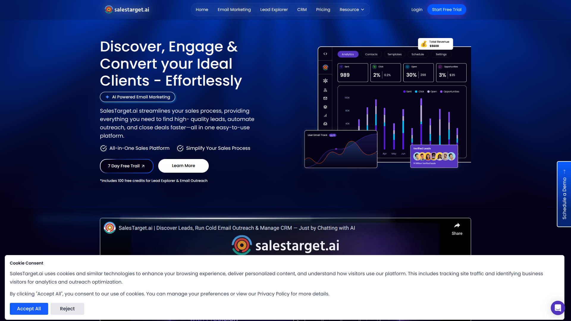 SalesTarget.ai screenshot