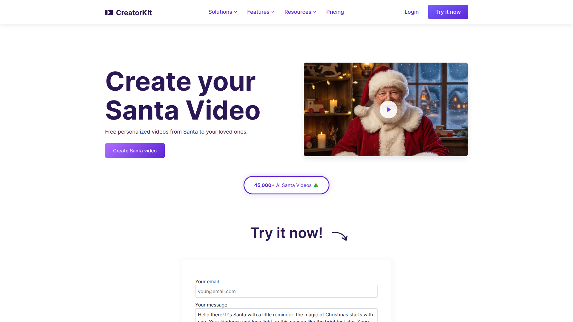 Santa Videos logo