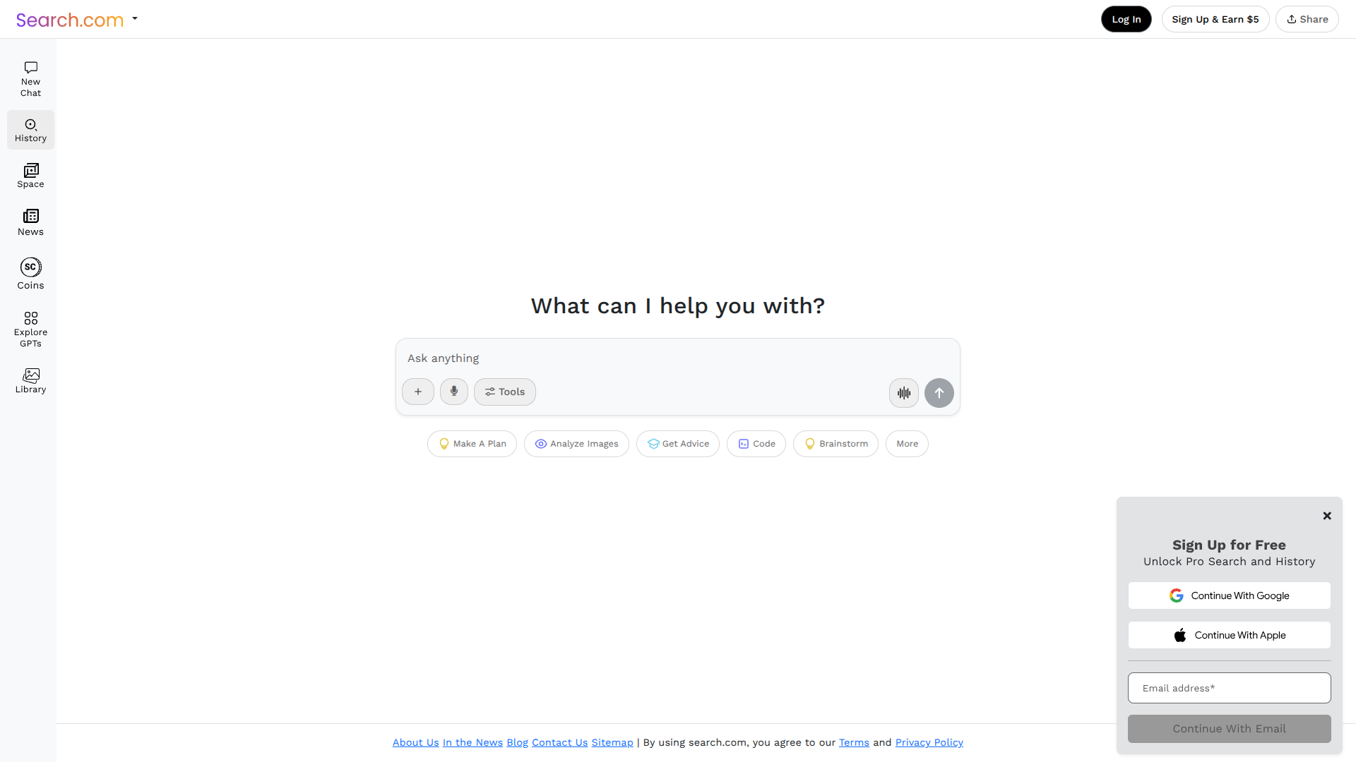 SearchGPT Plus screenshot