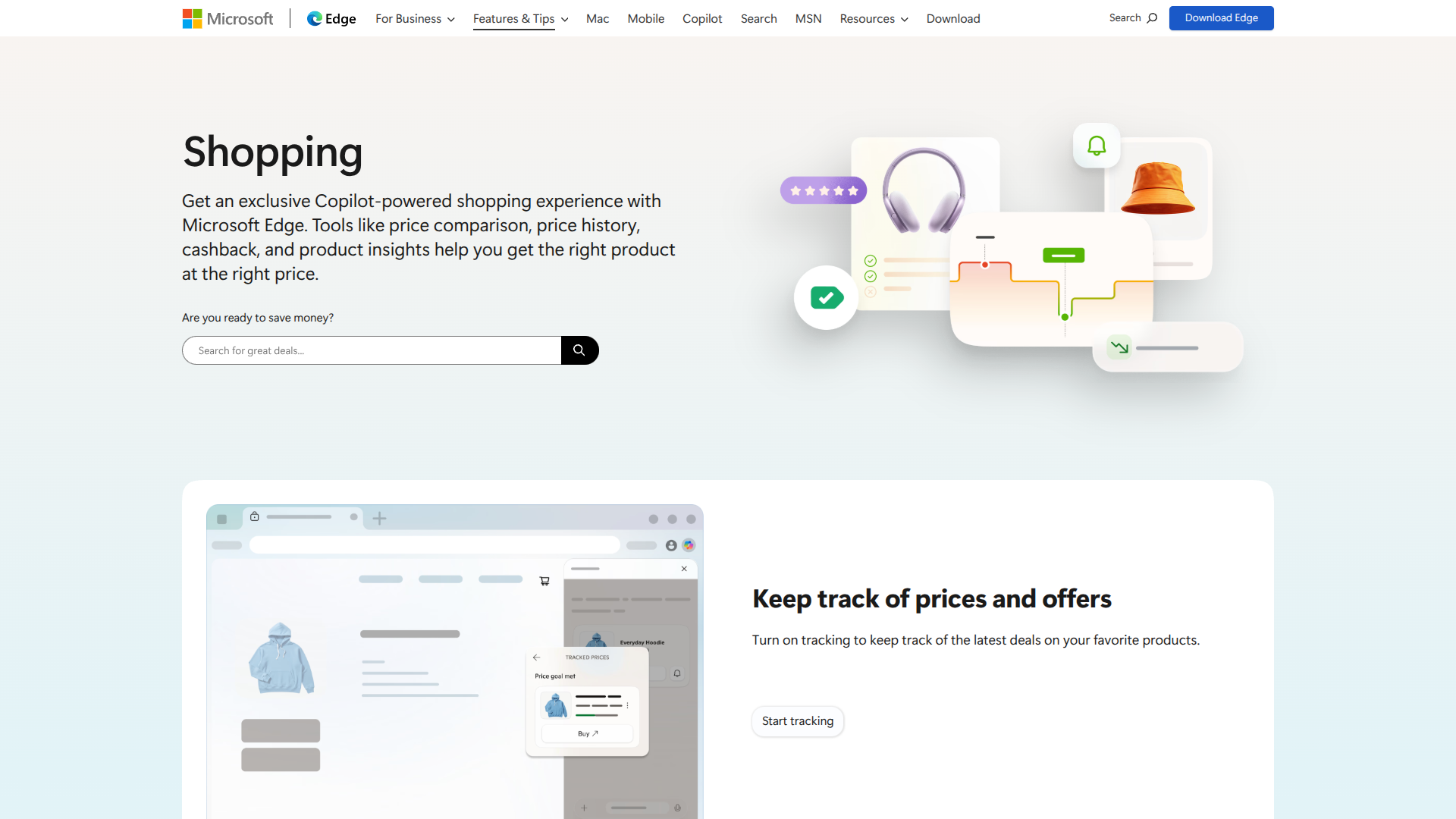 Shop with Copilot logo