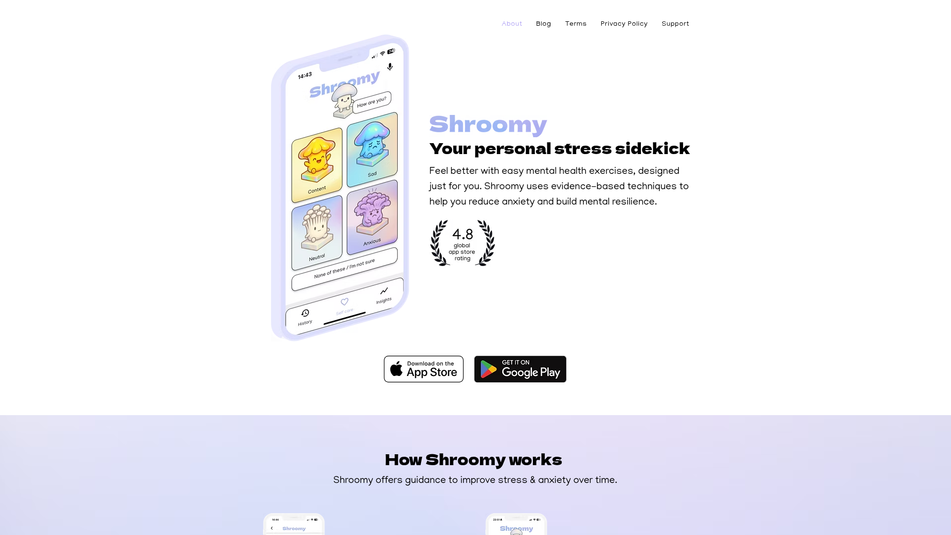 Shroomy: Mental Health Companion logo