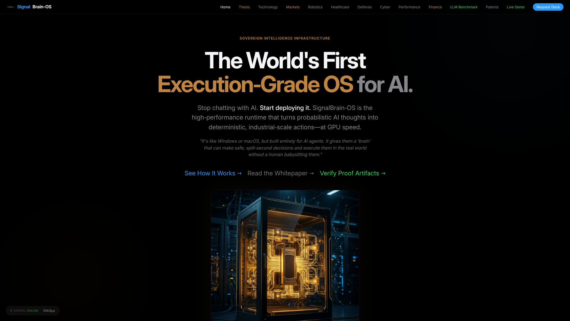 SignalBrain-OS screenshot