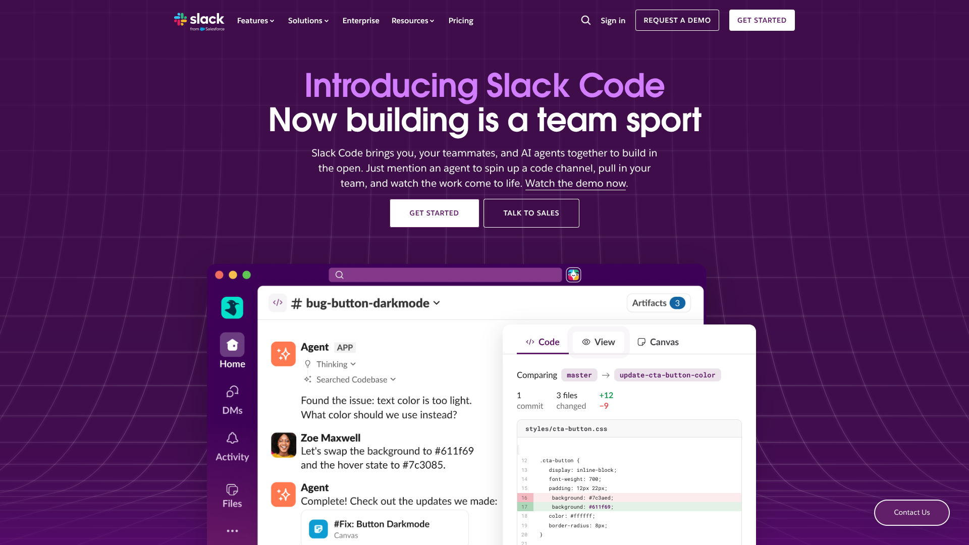 Slack Code logo