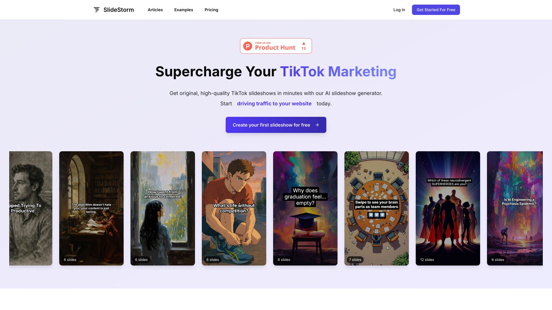 SlideStorm screenshot