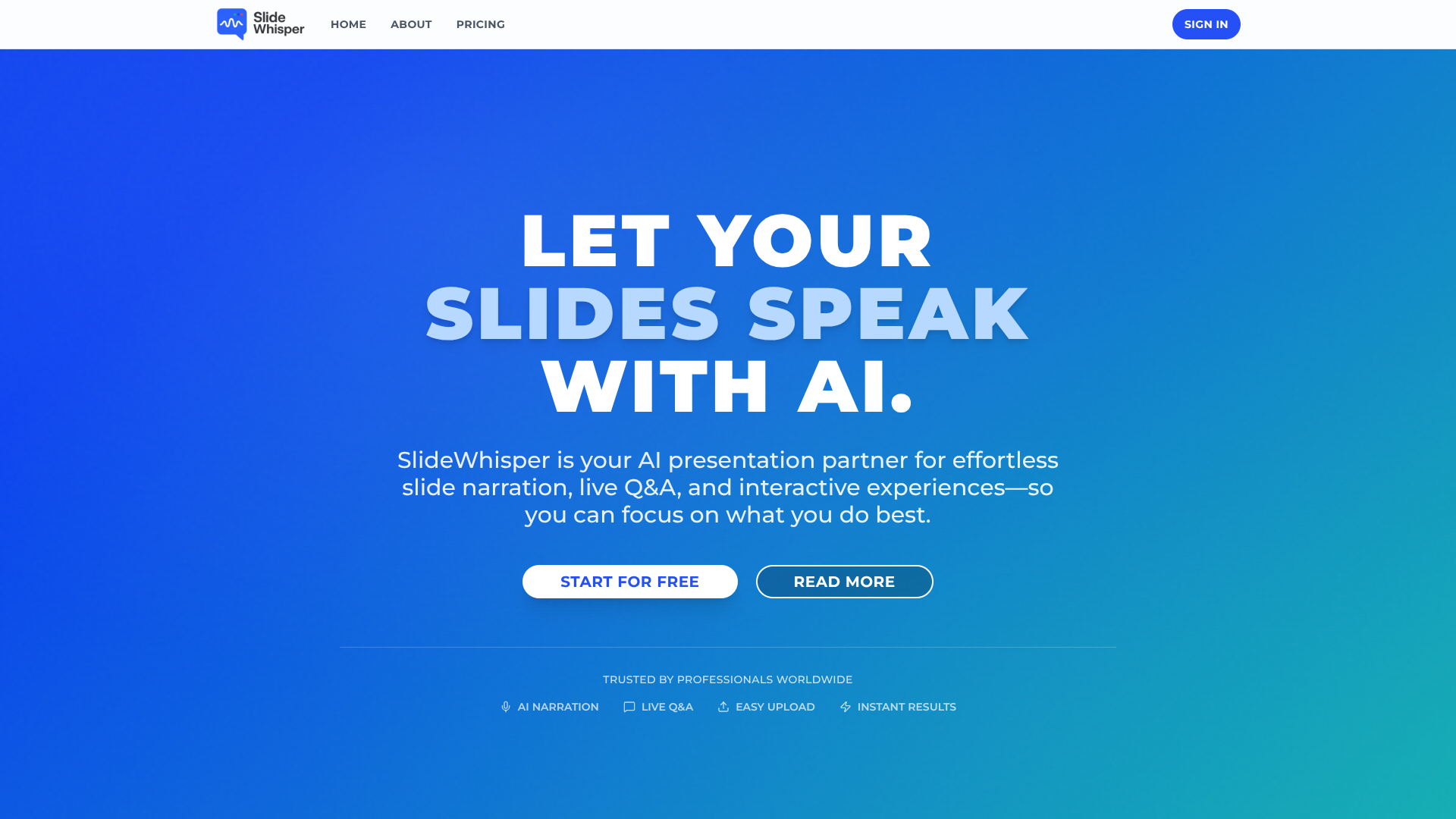 SlideWhisper screenshot