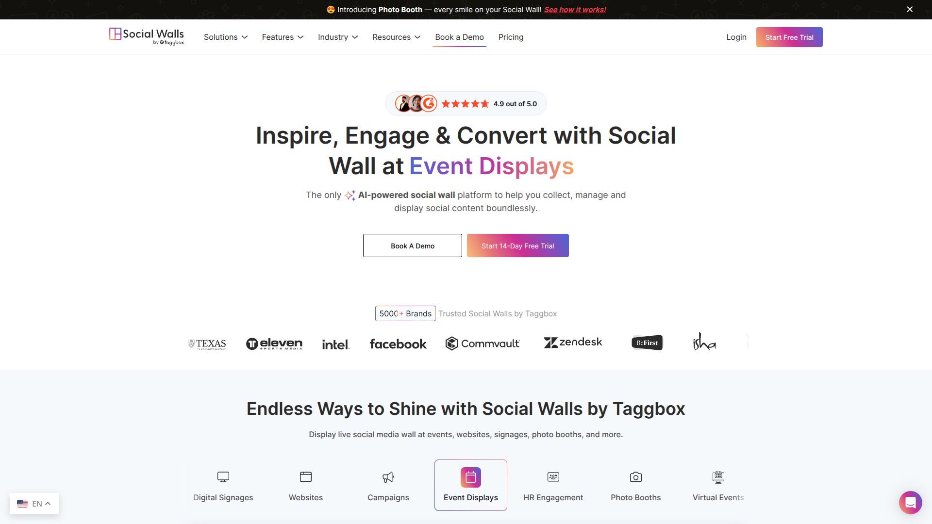 Socialwalls screenshot