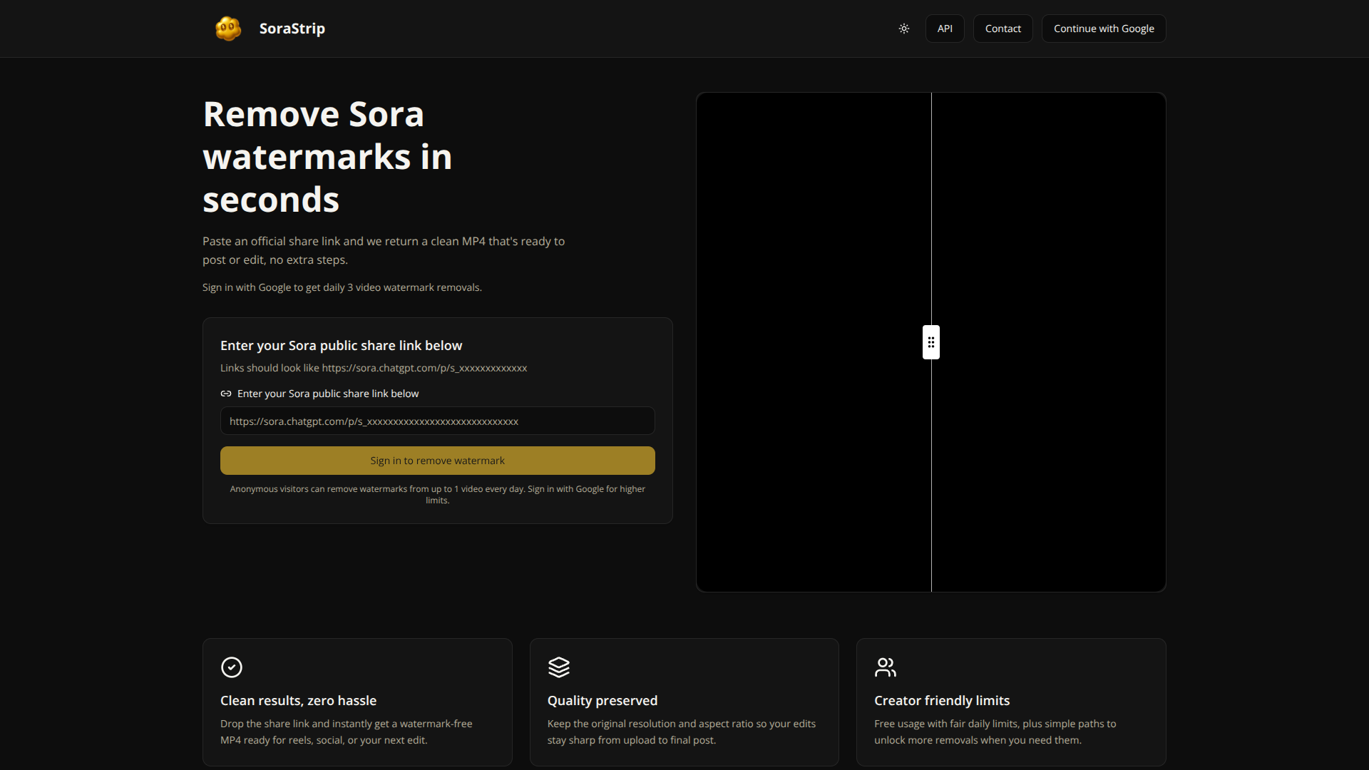 SoraStrip screenshot