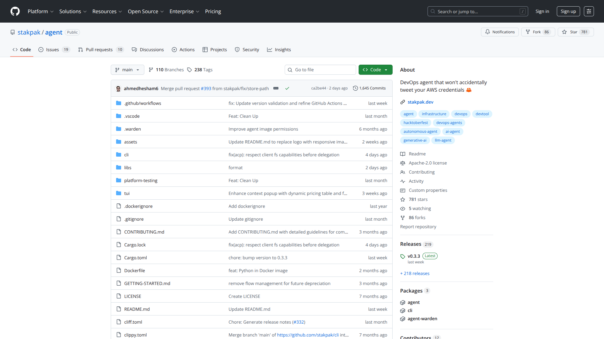 Stakpak 3.0 CLI screenshot