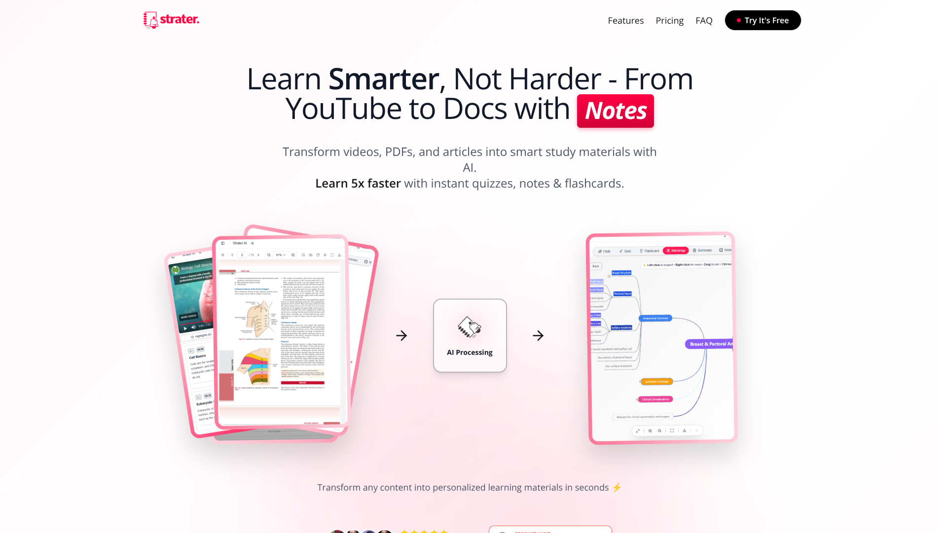 Strater AI screenshot