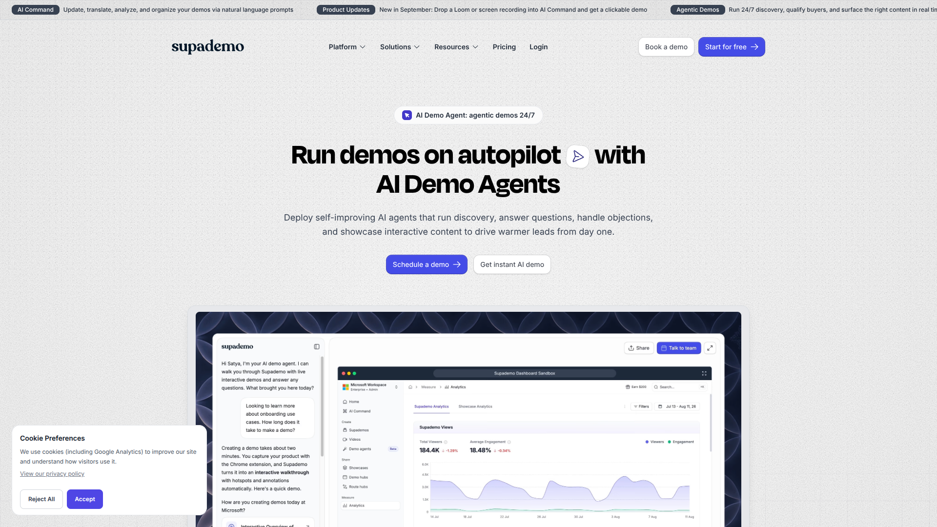 Supademo AI Demo Agent