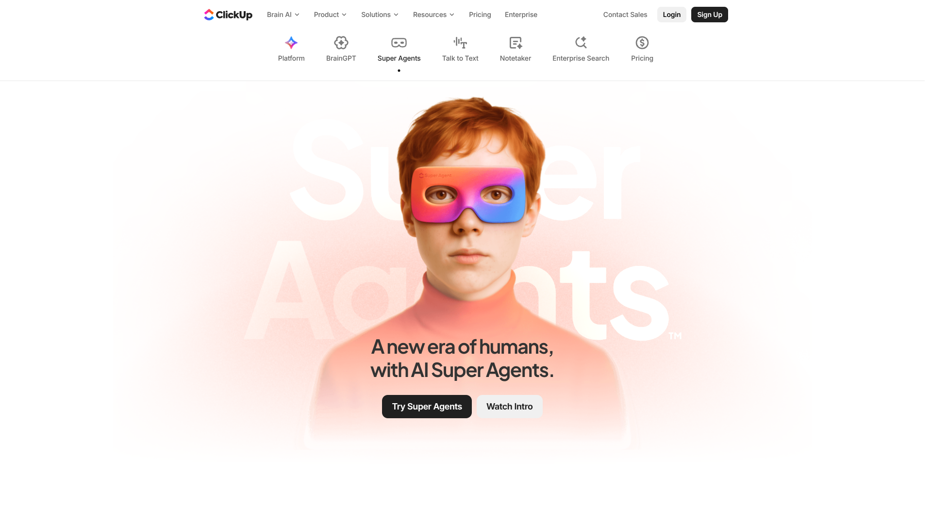 Super Agents by ClickUp logo