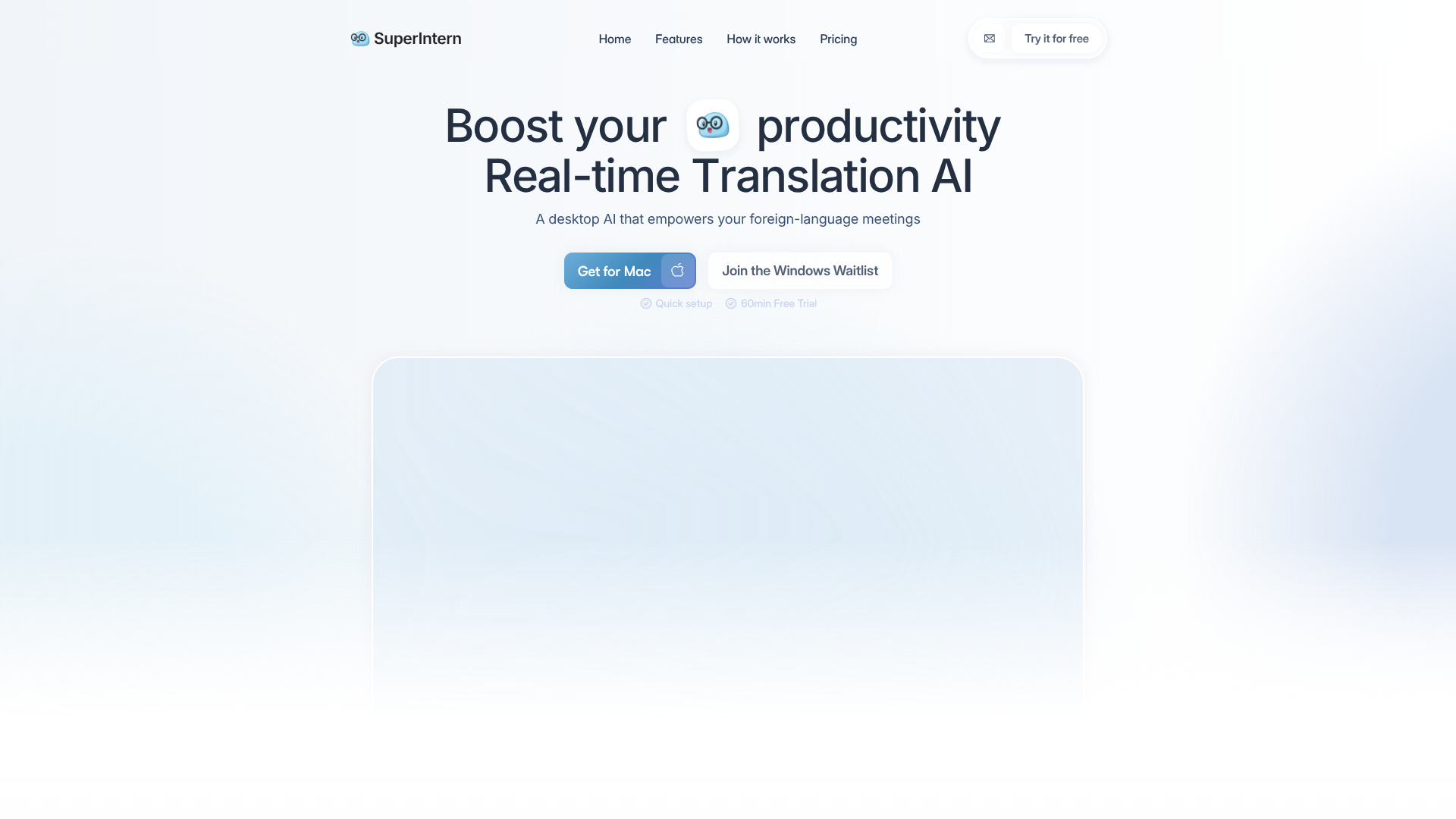 SuperIntern Translation screenshot