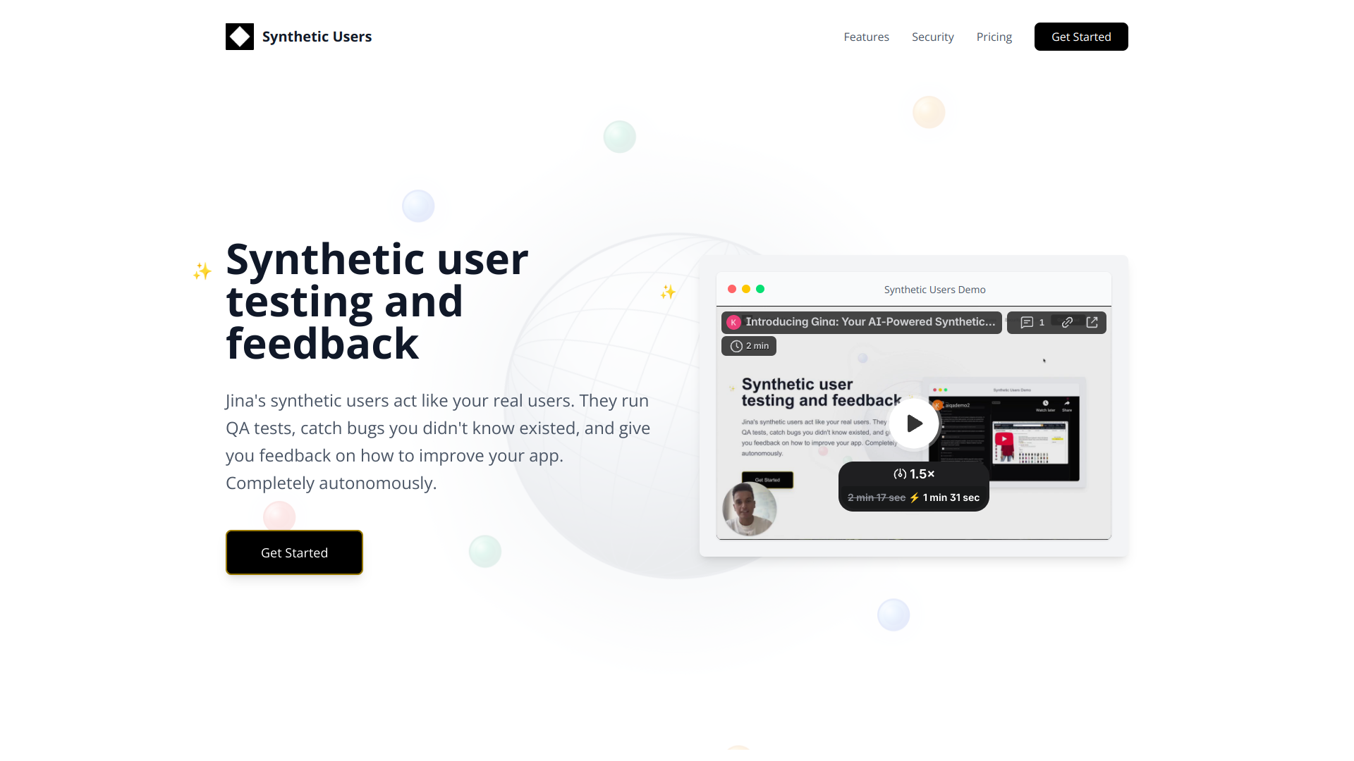 Synthetic Users screenshot