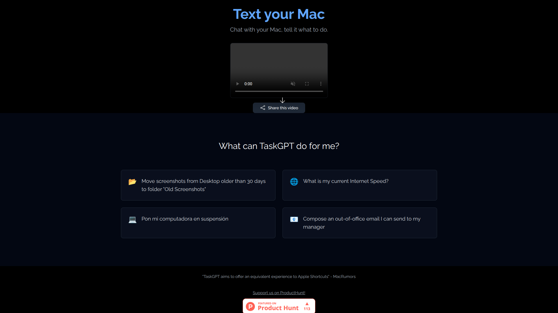 TaskGPT Mobile screenshot