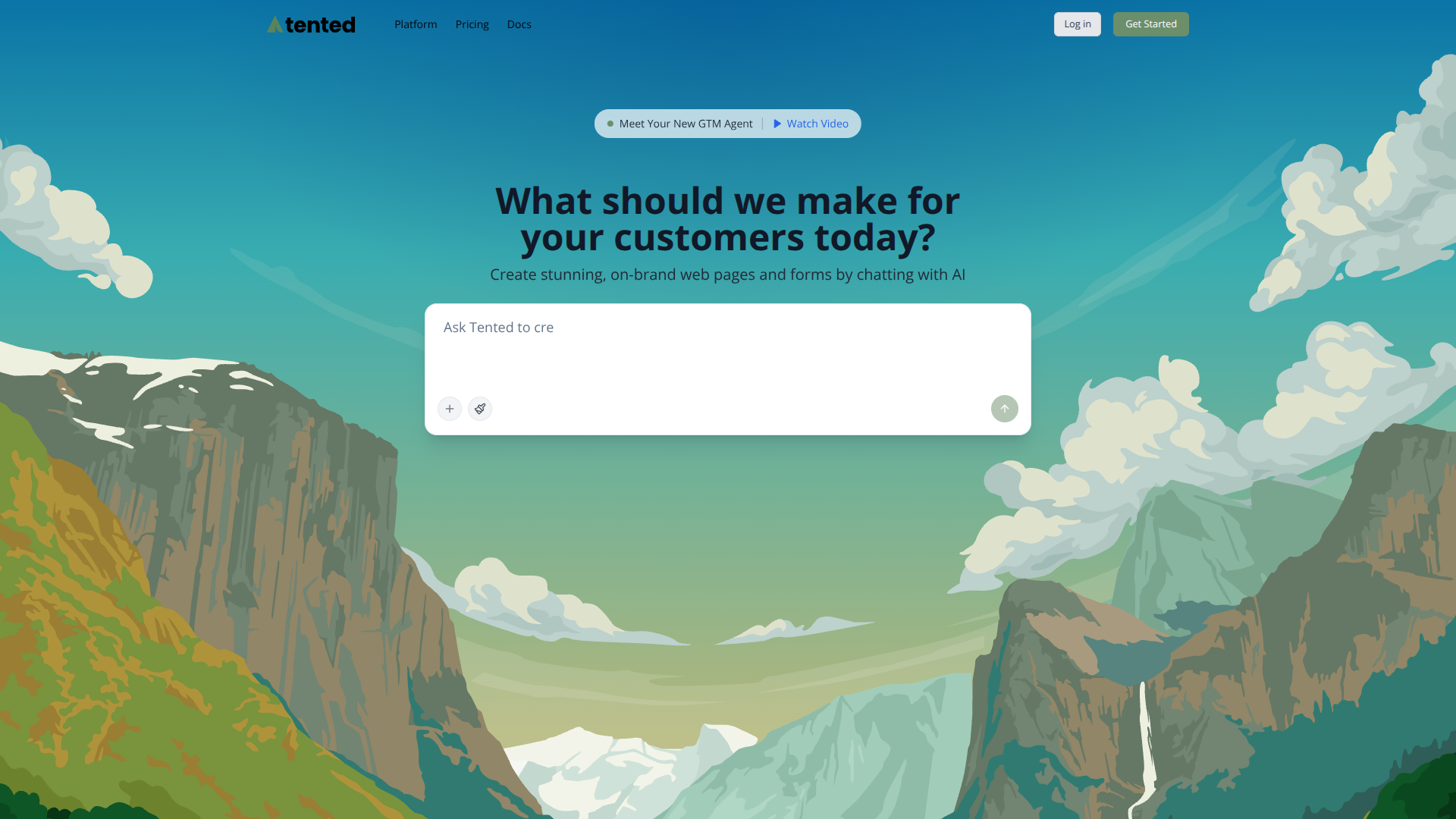 Tented.ai screenshot