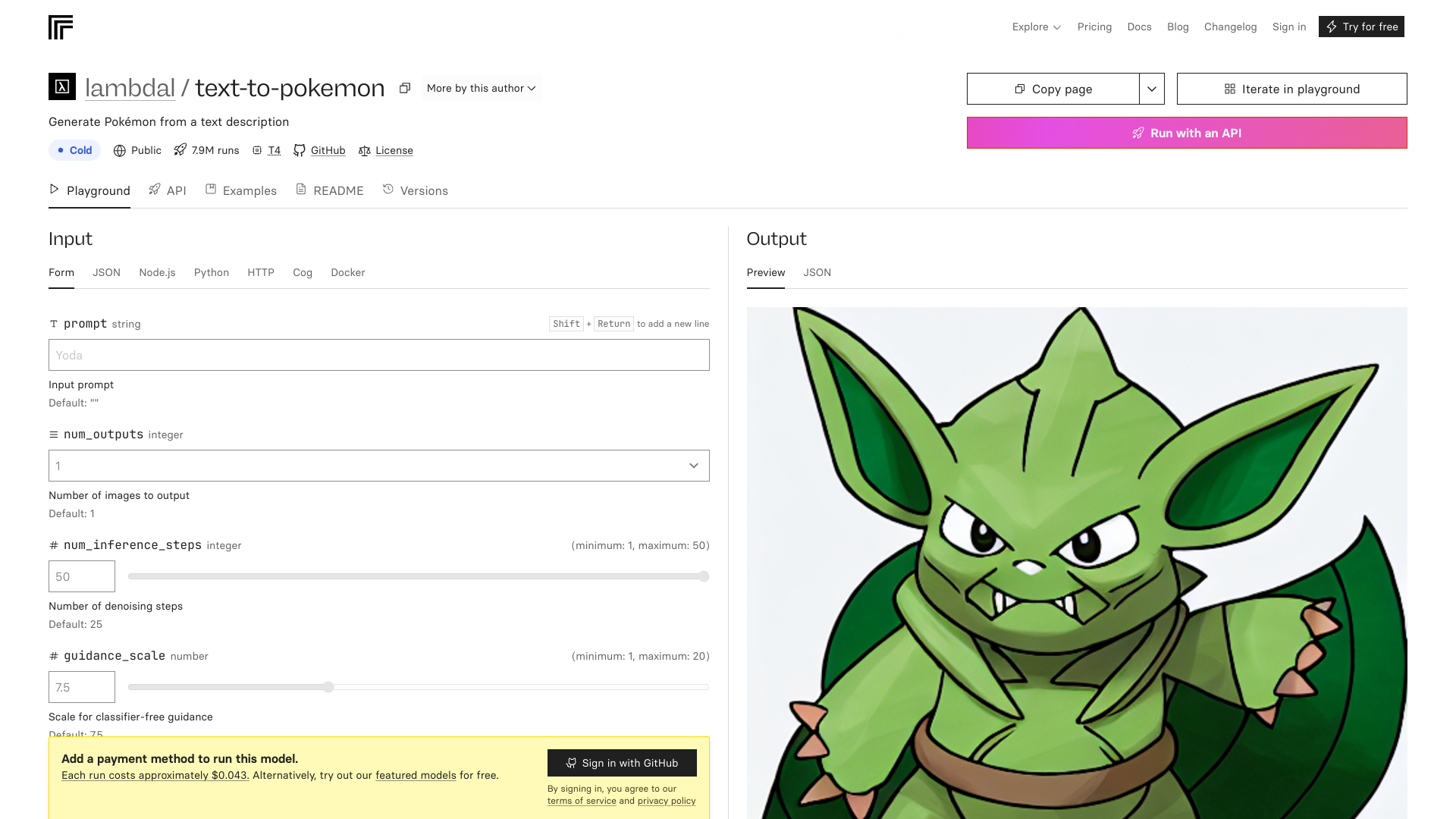 Text-To-Pokemon screenshot