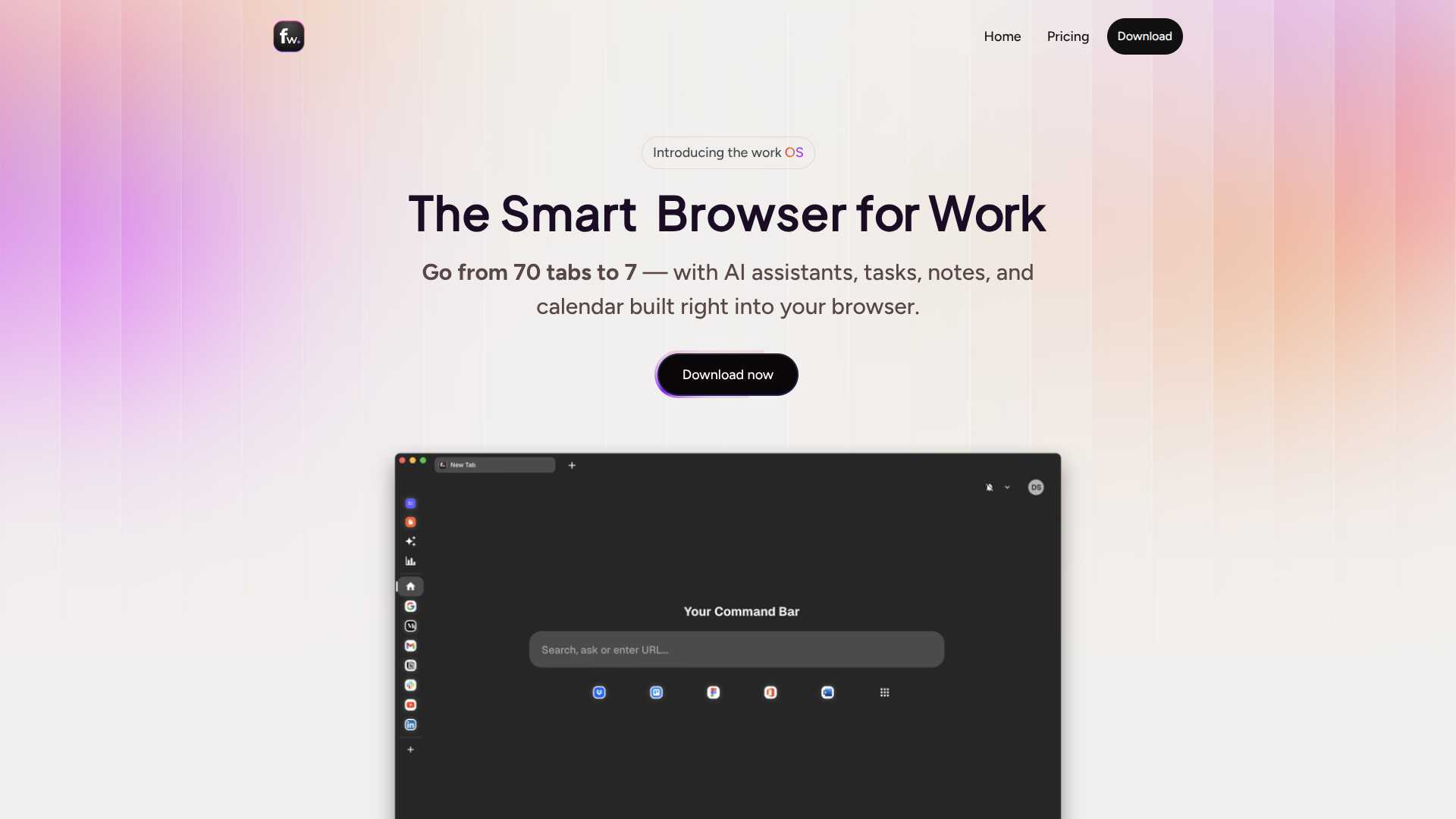 The Smart Browser for Work logo
