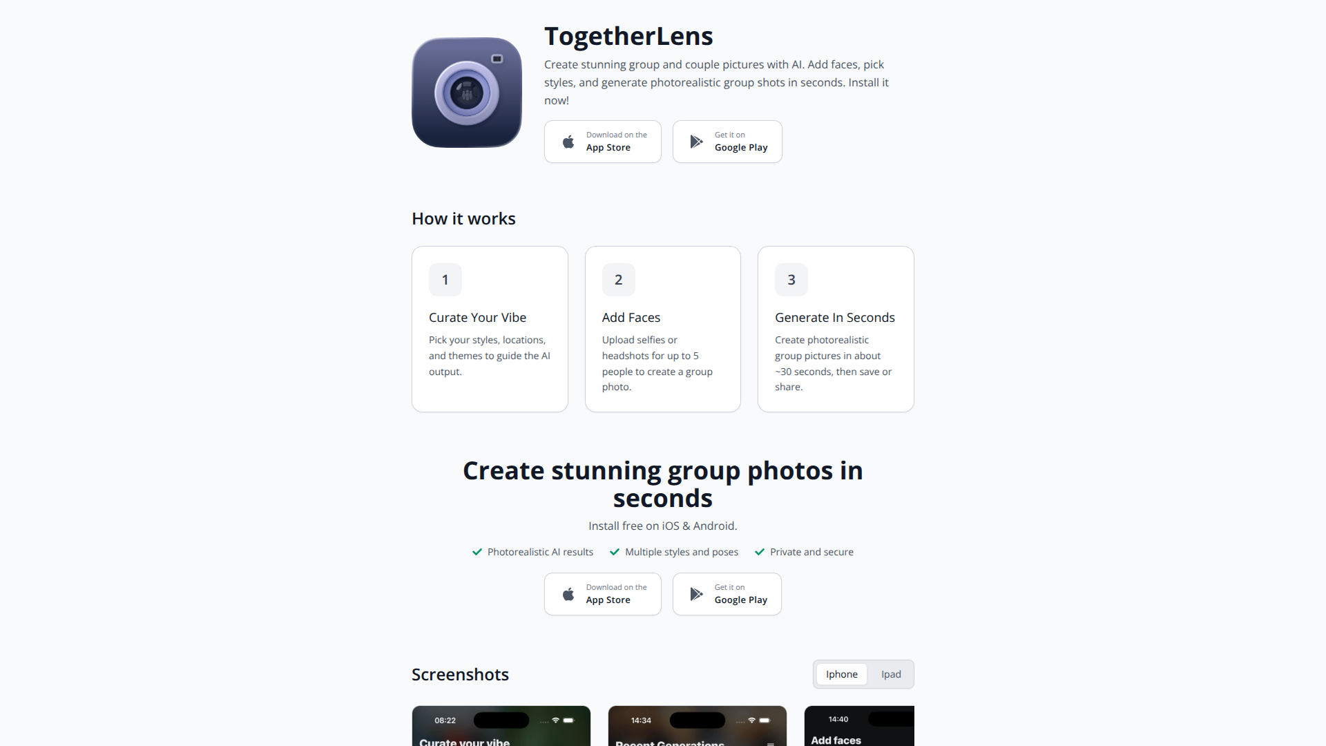 TogetherLens screenshot